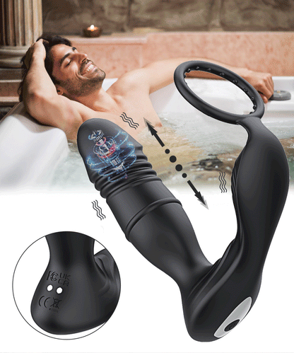 Male Thrusting Prostate Massager Bluetooth APP Vibrator for Men Gay Anal Plug Wireless Remote Butt Plug Sex Toy for Couples luvshop24