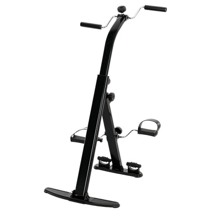 Seniors Elderly Foldable Leg Exercise Bike Seated Pedal Exerciser LCD Monitor for Rehabilitation Recovery Therapy Leg Massager luvshop24