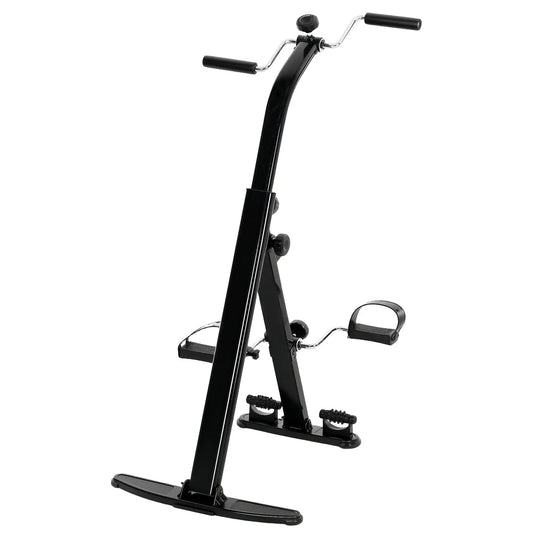Seniors Elderly Foldable Leg Exercise Bike Seated Pedal Exerciser LCD Monitor for Rehabilitation Recovery Therapy Leg Massager luvshop24