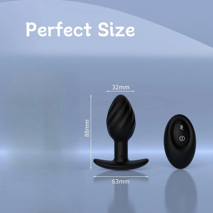 Vibrating Anal Plug 9-frequency Vibration Mode Prostate Massage Stick Wireless Remote Control Backyard Vibration Adult Sexy Toys luvshop24