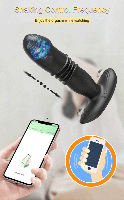 Telescopic Vibrating Butt Plug Anal Vibrator Wireless Remote Sex Toys for Women Ass Anal Dildo Prostate Massager Men Buttplug luvshop24