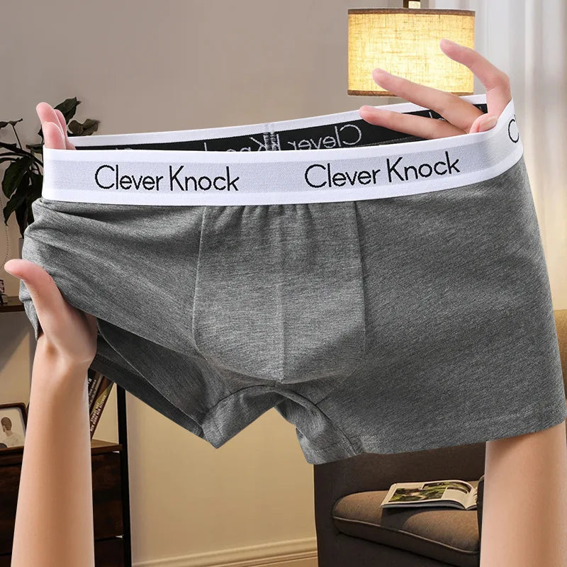 Men's Panties Shorts Brand Underwear Fashion Trend Sexy Boxer Breathable Soft Boxers Men Classic Black Solid Color Underwear Men luvshop24