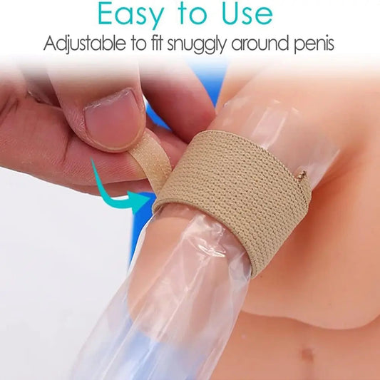 10 Pcs Male External Catheter Strap, Adjustable Urinary Incontinence Penile Clamp Fixer Reusable Holder Band Men luvshop24