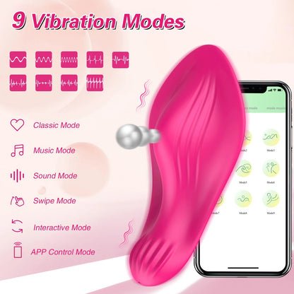 Butterfly Wearable Vibrator Wireless APP Remote Panties Dildo Vibrator for Women Clitoral Stimulator Massage Erotic Sex Toys 18+ luvshop24