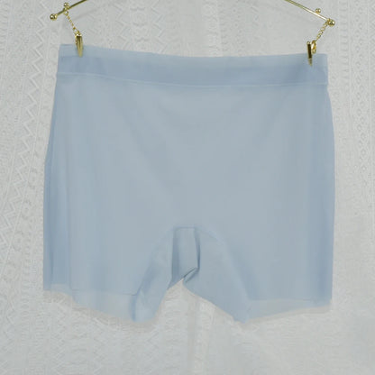 1pc Summer Ice Silk Ultra-thin Boxer Underwear Women Seamless High Waist Panties Plus Size Quick Dry Female Safety Short Pants luvshop24