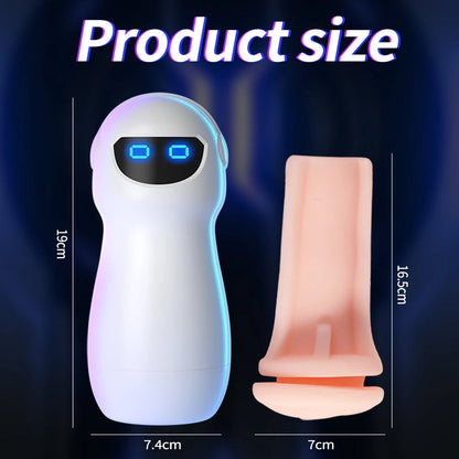 Powerful Sucking Masturbation Cup Realistic Anal Vagina Pocket Pussy Blowjob Massager Male Masturbator Sex Toys for Men 18+ luvshop24