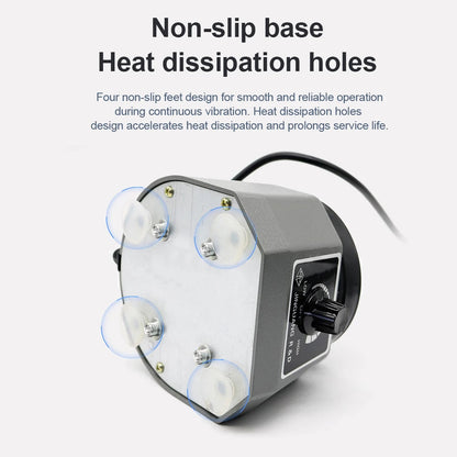 110V/200V Lab Vibrator 4" Oscillator Round Shaker Plaster Vibrator Plate Dental Equipment Machine Roundness Vibrator Plaster luvshop24