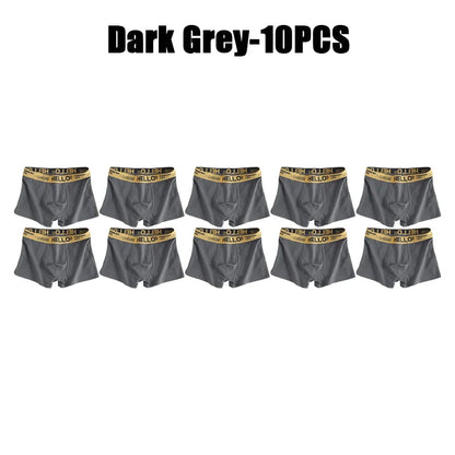 1-20Pcs Mens Underwear Male Boxers Sexy Underpants Comfortable Breathable Fashion Boys Panties Underwear Boxershorts Men luvshop24