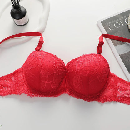 2-piece Sexy Multi-color Lingerie Set For Women's Gathering Push Up Underwear For Women's Flower Underwear Set A2155 luvshop24