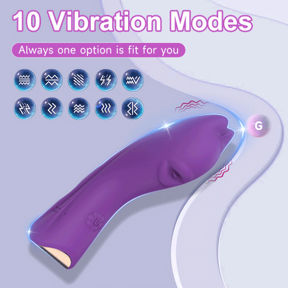 10 Speed G-Spot Finger Vibrator Clitoral Nipple Stimulation Massage Masturbator Suitable for Adult Women or Couples Sex Toy luvshop24
