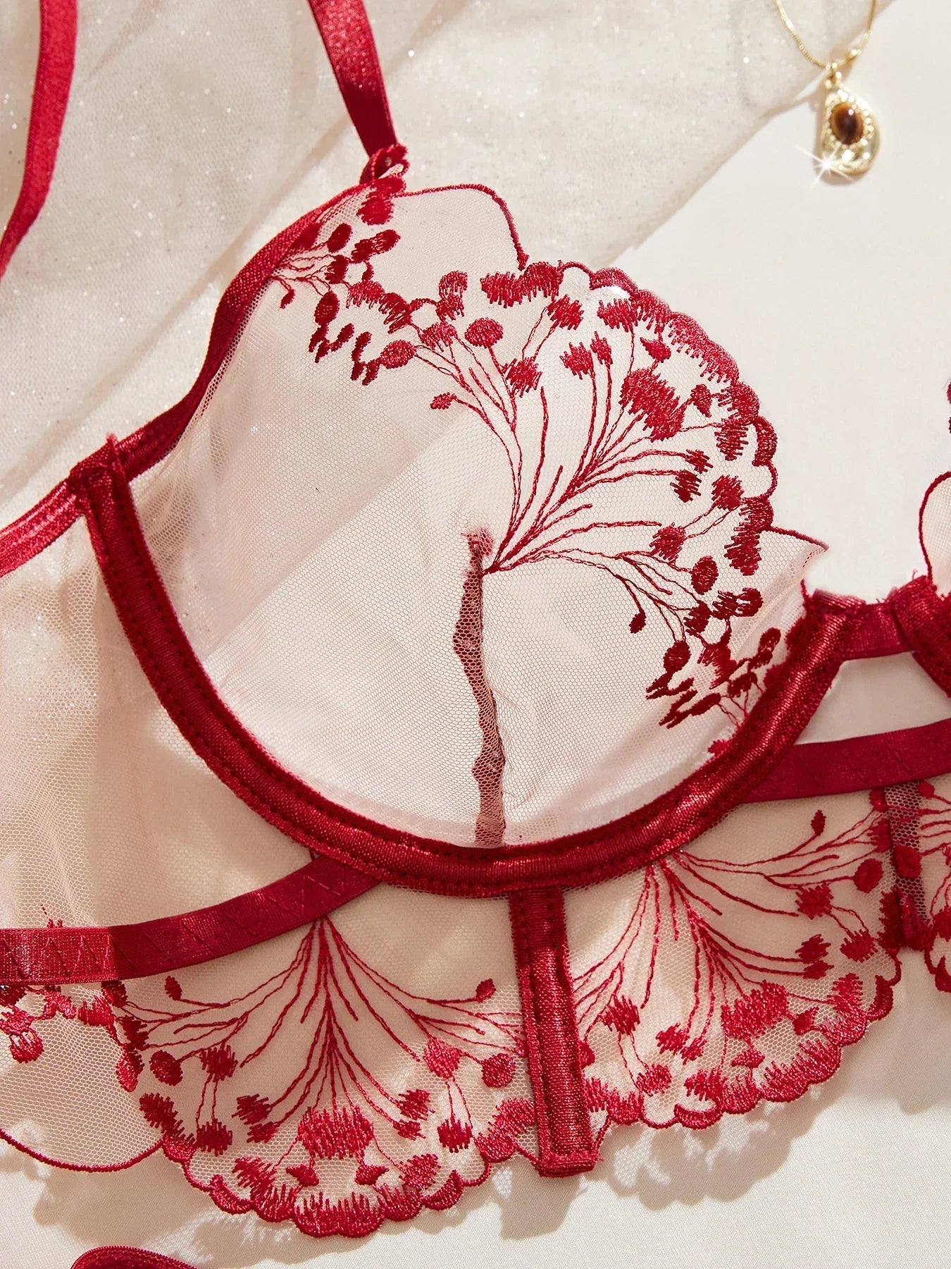 Lace Lingerie Ultra Sexy Underwear Women Set Sexy Adult Delicate Embroidery Intimate Underwear Transparent Bra Lingerie Sets luvshop24