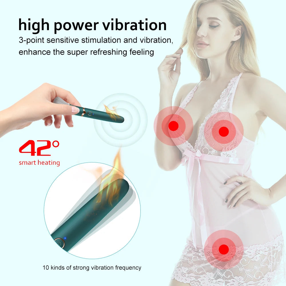 Makeup Brush Vibrator for Women Clit Vagina Stimulator AV Magic Dildo Wand Bullet Vibrator Female Masturbation Massager Sex Toys luvshop24
