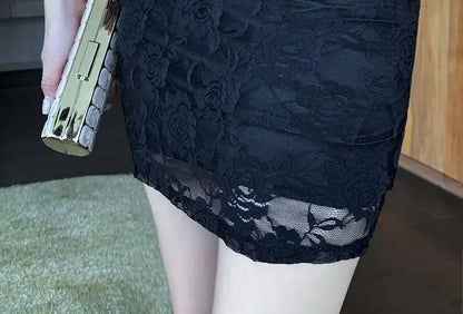 Lace Women's Dress Night Club Coquette Female Dresses Sexy Cheap Casual Clothing Curvy Clothes Hot Retro Cotton One Pieces X G luvshop24
