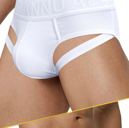 CMENIN Sexy Leg Strap Mens Sports Fitness Briefs Male Underwear Gays Slip Bikini Jockstrap Underpants Cotton Homme Bikini Briefs luvshop24