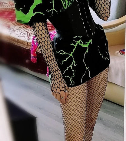 Hollow Out Sexy Pantyhose Black Women Fashion Tights Fishnet  Stockings Club Party Hosiery Female Lingerie Girls Thigh Mesh Sock luvshop24