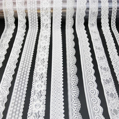 (5 meters/lot) white elastic lace Fabric underwear stretch laces Trim DIY Crafts Sewing luvshop24