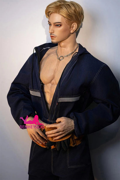 RENHEYUOU 186CM Full Body Silicone Realistic Adult Male Sex Doll Gay Big Penis Male Sex Toys Female Masturbation Doll Dildo 18+ luvshop24