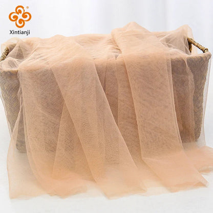 0.5/2/5m Low Stretch Corsetry Fabric Premium Strong Net Soft Nude Tulle for Corset,Power Mesh,DIY Women Dress,Bridal Veil Sewing luvshop24