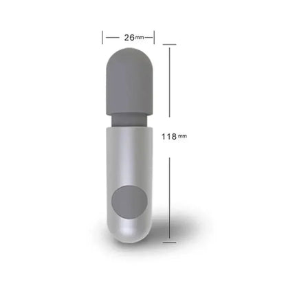 New Electric Massage Stick 10 Frequency Vibration Wireless Handheld Silent Mini Stick Massager Shoulder Back Muscle Soreness luvshop24