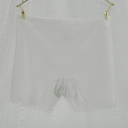 1pc Summer Ice Silk Ultra-thin Boxer Underwear Women Seamless High Waist Panties Plus Size Quick Dry Female Safety Short Pants luvshop24