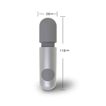 New Electric Massage Stick 10 Frequency Vibration Wireless Handheld Silent Mini Stick Massager Shoulder Back Muscle Soreness luvshop24