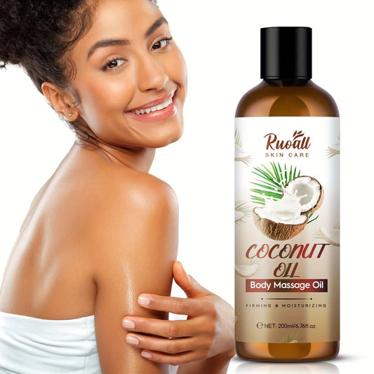 Coconut Oil Body Massage Essential oil, Rich in coconut oil extract essence, Can be used for body massage,long-lasting fragrance luvshop24