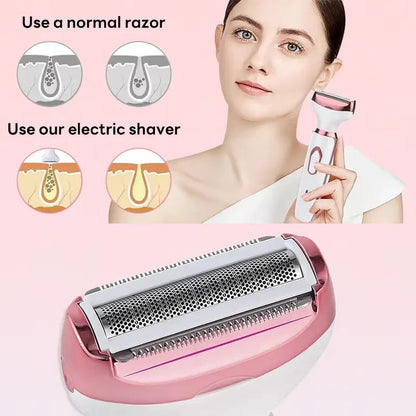 4 In 1 Portable Electric Haircut Trimmer epilator woman facial intimate area for body hair removal Gifts For Women luvshop24