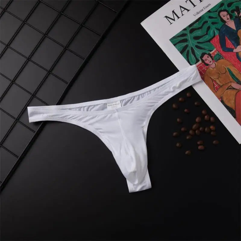 Sexy Men Briefs Silky Penis Mix-Colors Bikini Pouch Panties Underwear Sissy Mens G Strings Thongs Sexy Gays Men Underwear luvshop24