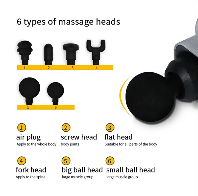 Phoenix A2 Massage Fascia Gun Athlete Vibrating Deep Tissue Strike Four-speed Adjustable Quiet Portable Electric Sports Massager luvshop24