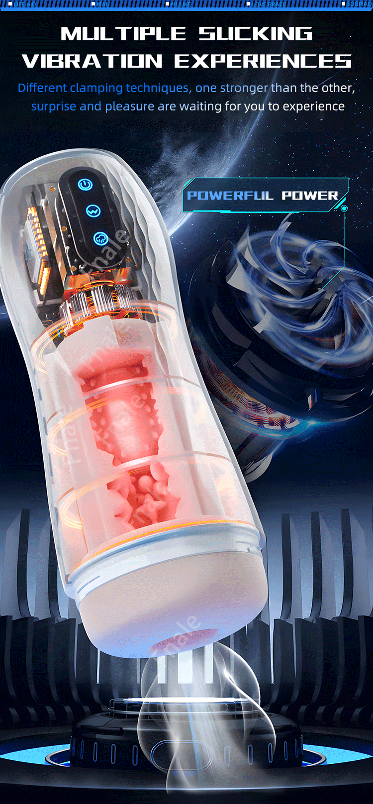 Male Masturbator Automatic Sucking Vibration Blowjob Machine Heating Pussy Penis Pump Masturbation Cup Sex Toys for Men Supplies luvshop24