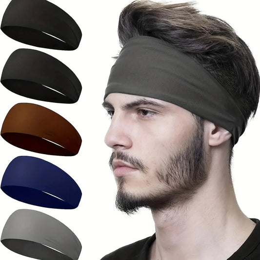 2 Pairs Sport Anti Sweat Hairband Running Fitness Forehead Protector Spring Summer Outdoor Headband luvshop24