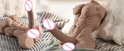 RENHEYUOU new adult sex toy anal big dick doll male female masturbation male adult sex doll half body gay sex toys 18+ xxx luvshop24