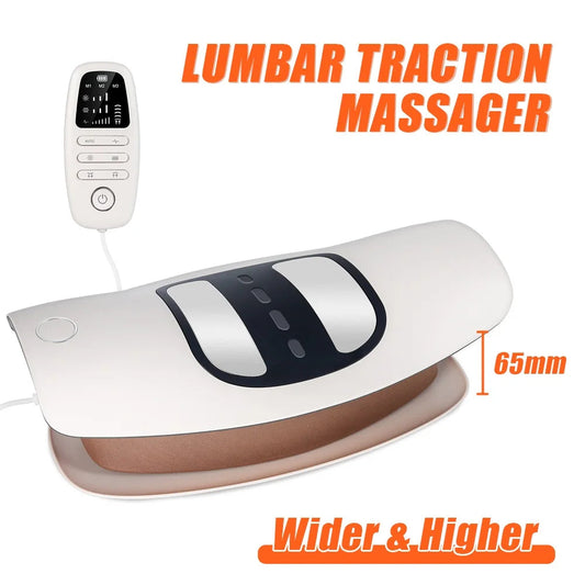 Electric Lumbar Traction Massager Adjustable Vibration Waist Massager Waist Spine Support Back Massage Machine Waist masajeador luvshop24