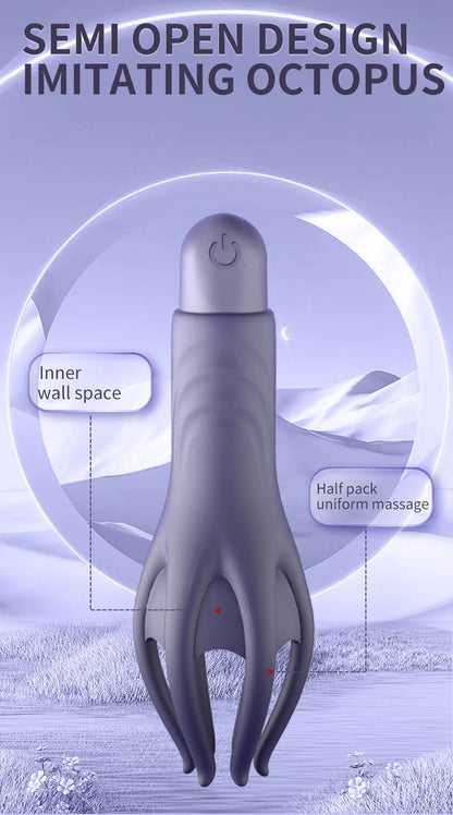 Powerful Vibrating Glans Trainer for Men Masturbator Penis G Spot Soft Fingertip Prolong Endurance Massage Vibrator Erotic Toys luvshop24