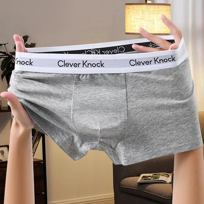 Men's Panties Shorts Brand Underwear Fashion Trend Sexy Boxer Breathable Soft Boxers Men Classic Black Solid Color Underwear Men luvshop24