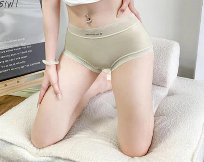 New sexy lace Panties Women Briefs ice silk breathable seamless Underwear Women ultra-thin and comfortable Female Lingerie luvshop24