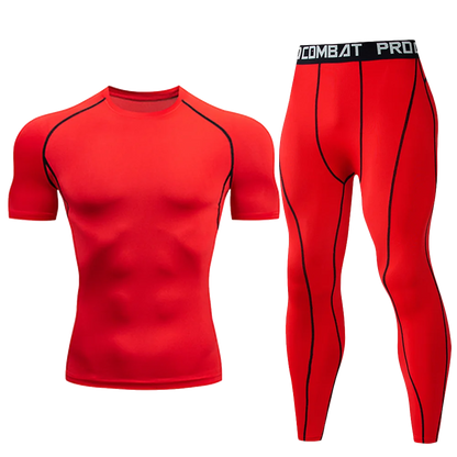 1pcs Men Long-sleeved Thermal Underwear Male Tight Fitting Fast Dry Elastic Fitness Suit Set Man Autumn Winter Sprots Wear luvshop24