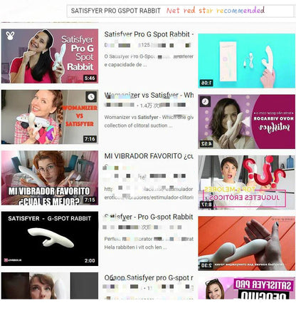 satisfyer G-Spot 10 Speed Sucking Vibrators G spot Clit Stimulation Silicone Vibration Nipple Sucker dildo UYO rabbit vibrator luvshop24