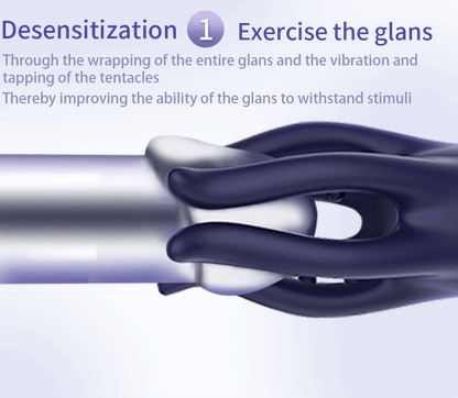 Glans Trainer Penis Delay Trainer G Spot Masturbator Soft Fingertip Prolong Endurance Massage Vibrator Erotic Toys Masturbator luvshop24