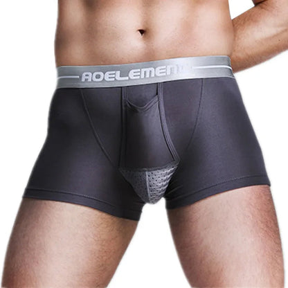 Men's Boxer Shorts Push Up Underwear Modal Underpants Male Brethable Bullet Separation Pouch Panties Cueca Plus Size L-5XL luvshop24