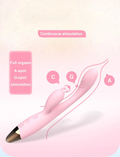 Rabbit Vibrator for Women Powerful vibrating AV Magic Wand G Spot  Clitoris Stimulator Vagina Nipple Massage Dildo Masturbator luvshop24