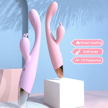 Rabbit Vibrator for Women Powerful vibrating AV Magic Wand G Spot  Clitoris Stimulator Vagina Nipple Massage Dildo Masturbator luvshop24