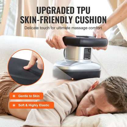 Professional 400-4600rpm Variable Speed Chiropractic Massager Handheld Therapeutic Orbital Body Neck Shoulder Therapist Massager luvshop24