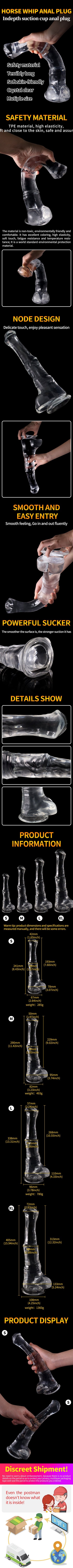 BDSM Giant Horse Dildo Realistic Penis Cock Masturbator For Women Lesbian Massager Butt Plug Fast Orgasm Anal Plug Erotic Toys luvshop24