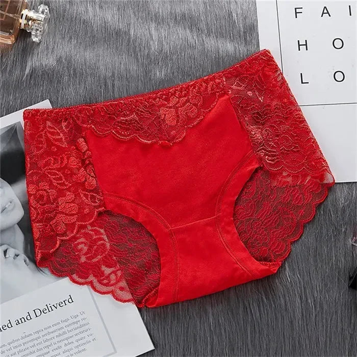 Lace Breathable Women's Underwear Panties Lace Lingerie Female Underwear Ladies Casual Underpants Seamless Women's Briefs luvshop24