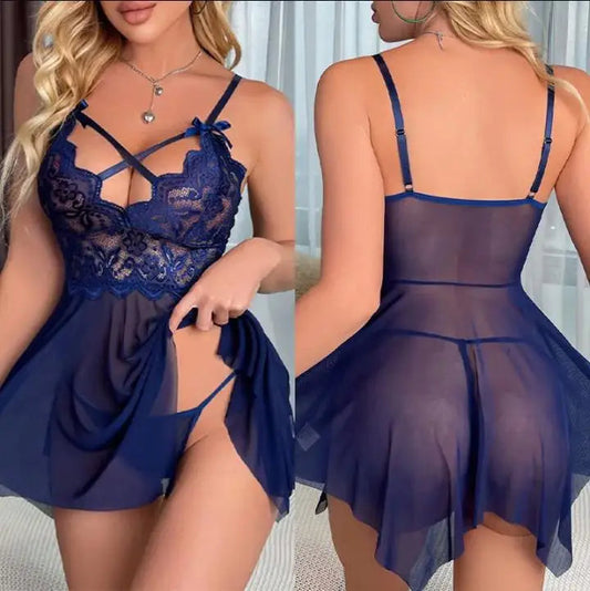 Hot Erotic Womens Sexy Backless Dress Y2k Summer Open Bra Crotchless Bodysuit Clothes Female Evening Party Club Short Dresses luvshop24