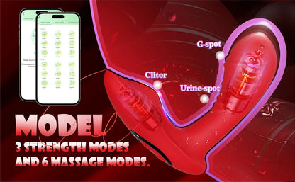 APP Control Wearable Butterfly Rabbit Vibrator Vibrating Panties Clitoral Vagina G Spot Stimulator Adult Toy for Women Couple luvshop24