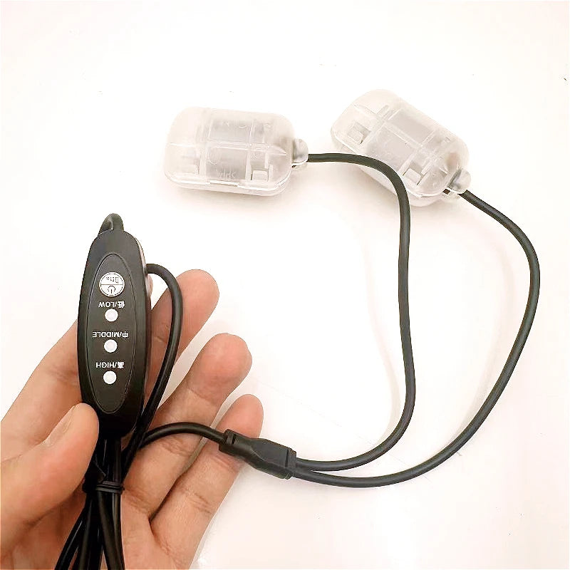 DC 5V 3-Speed USB Massage Motor, Dual/ Single Head Vibrating Massager for Pillow/ Cushion/ Waist - Low Noise & Durable luvshop24