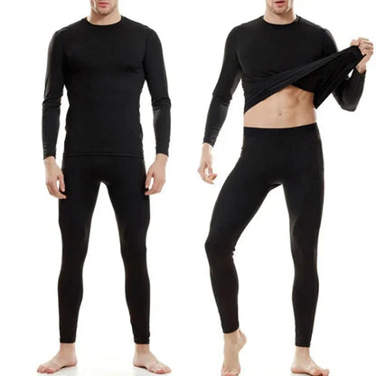 1pcs Men Long-sleeved Thermal Underwear Male Tight Fitting Fast Dry Elastic Fitness Suit Set Man Autumn Winter Sprots Wear luvshop24