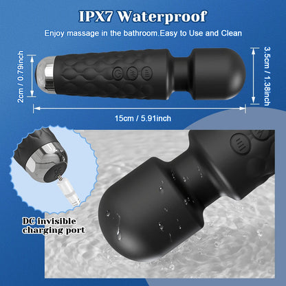 G spot Clitoris Stimulator Vibrator Adult Supplies for Women Powerful 20 Modes Clit Massager Female AV Magic-Wand Erotic Toys luvshop24
